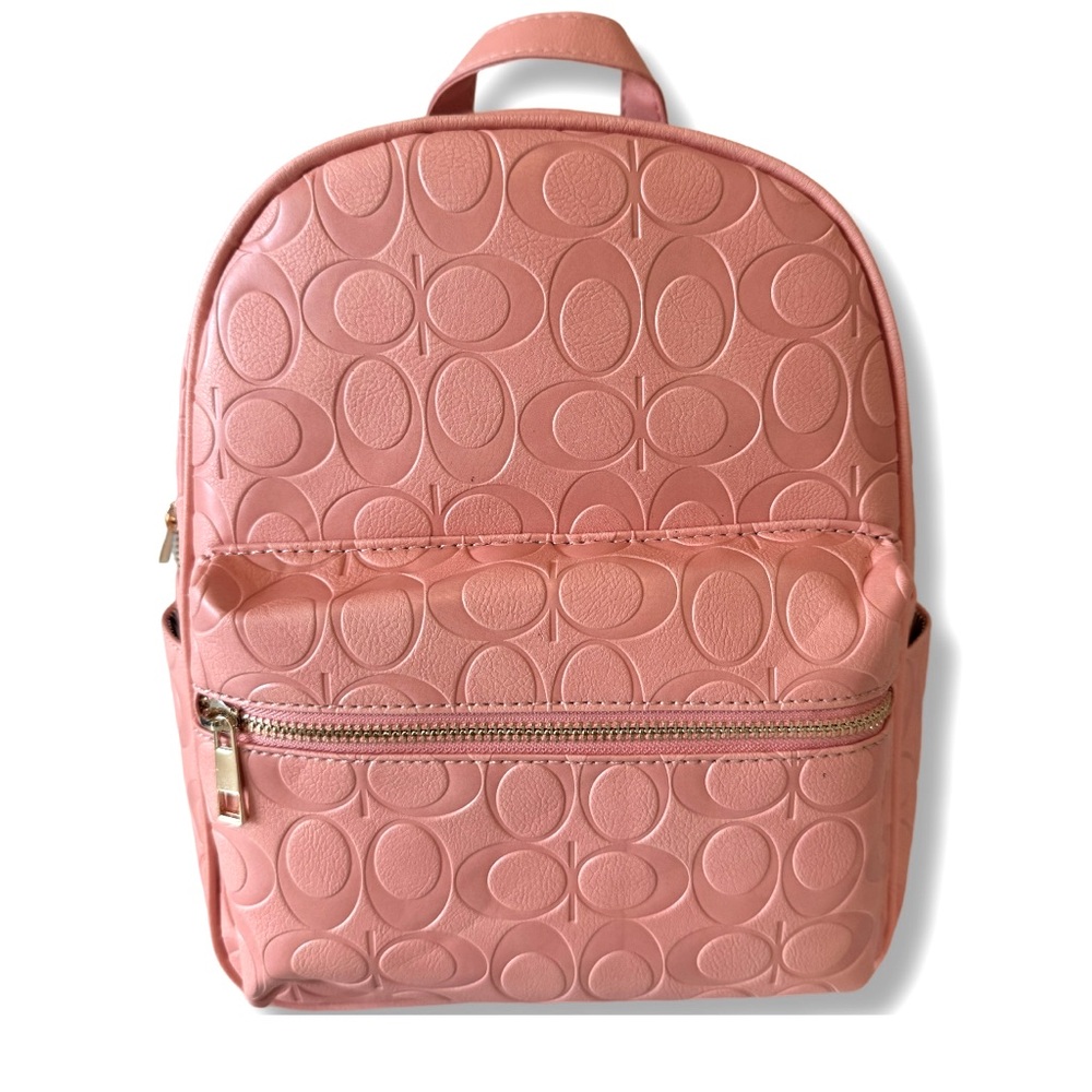 Fashion bag with wallet color pink coral